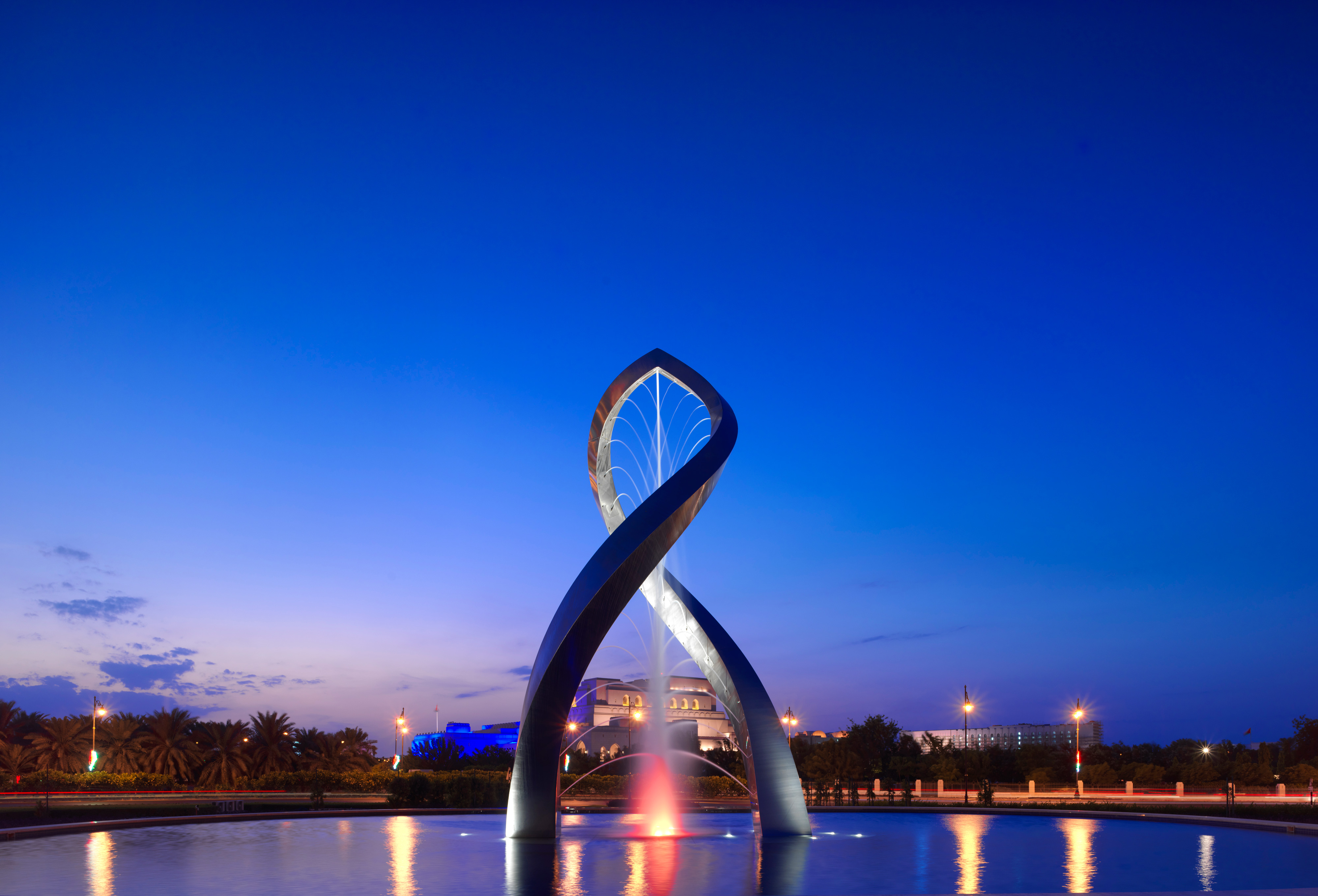 In pictures: Arches Fountain adds to Muscat beauty