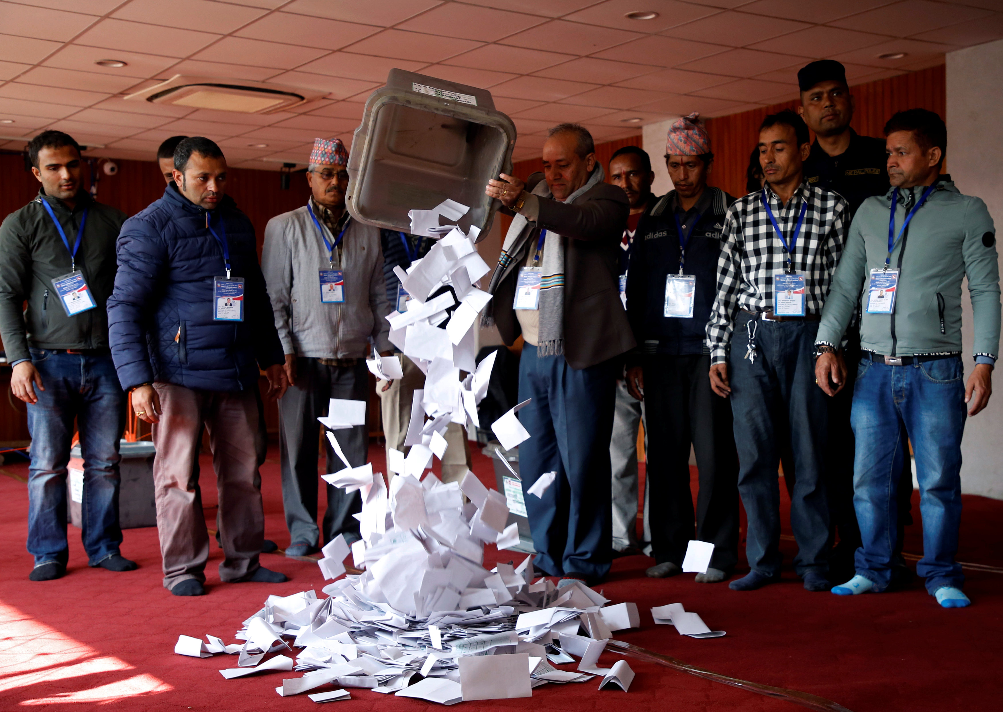 Communist parties win majority in Nepal elections