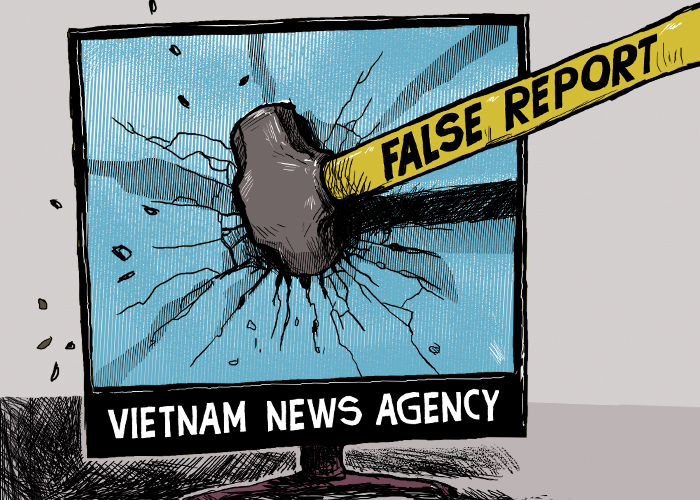 Vietnam news agency apologizes over false report