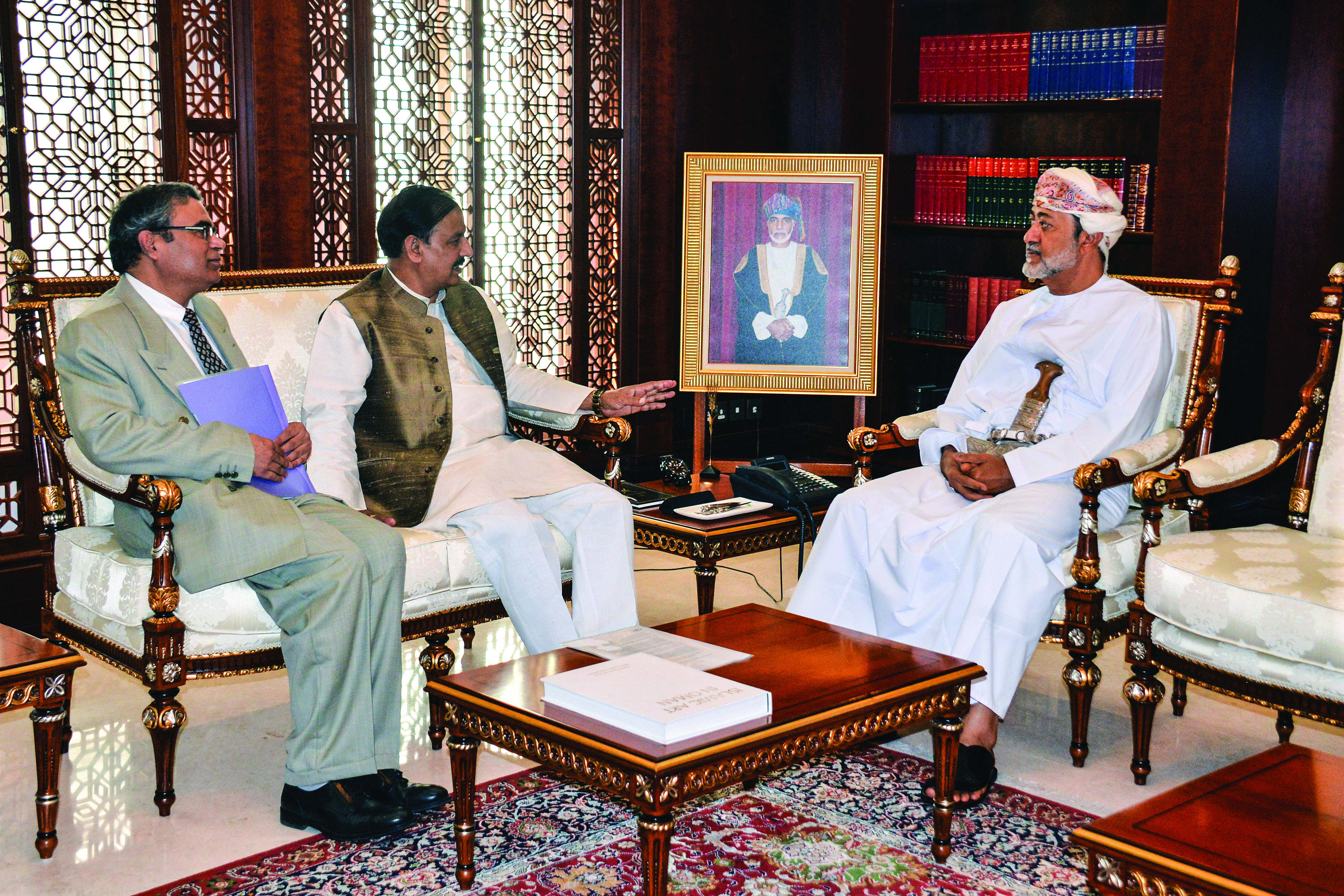 Haitham holds talks with Indian minister