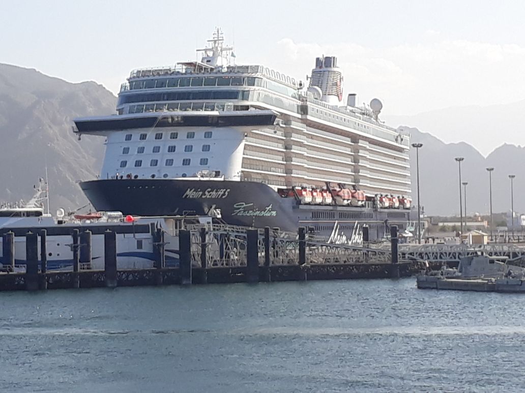 Maltese cruise ship visits Khasab Port