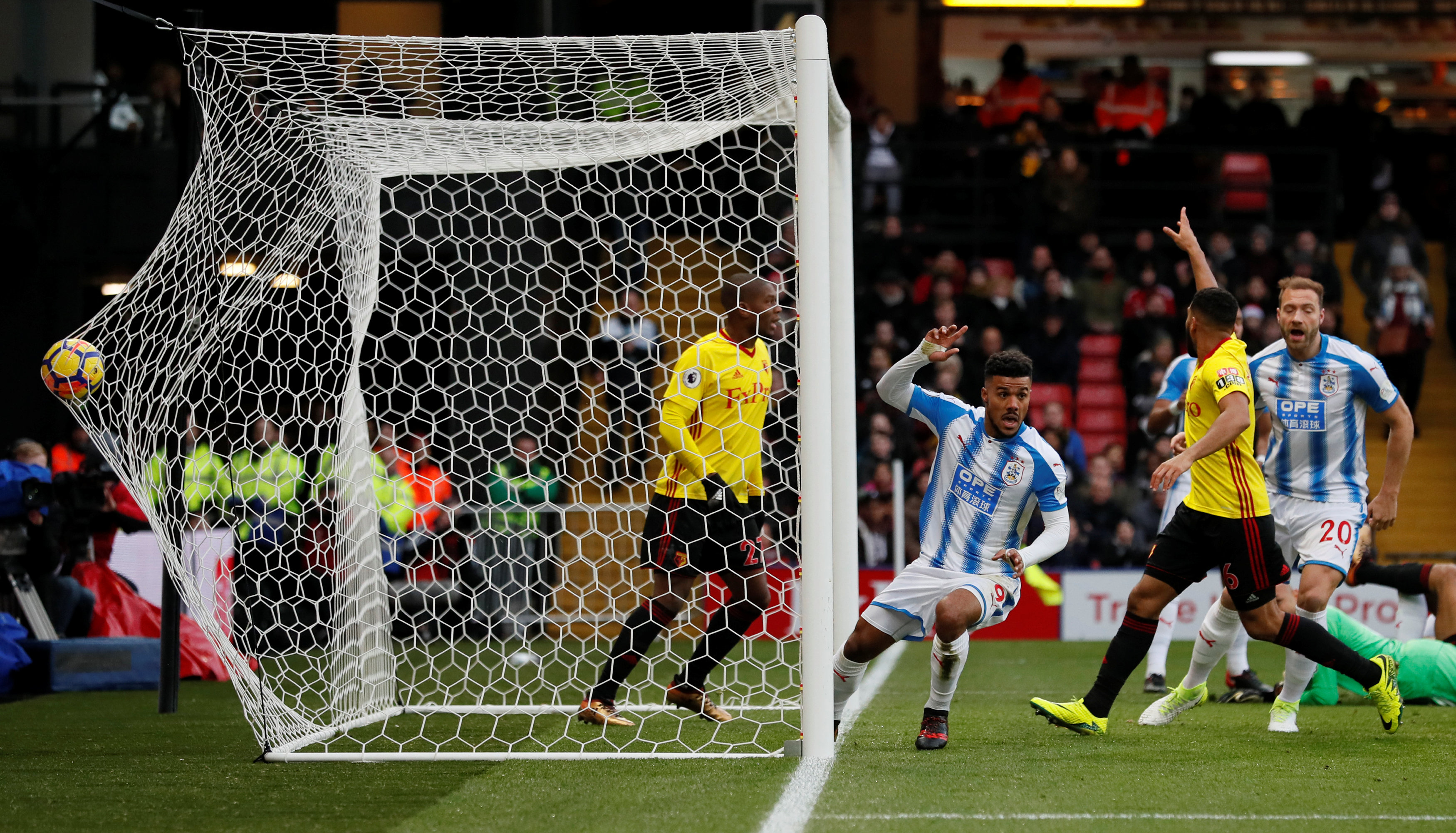 Football: Huddersfield end away drought in style with win at Watford