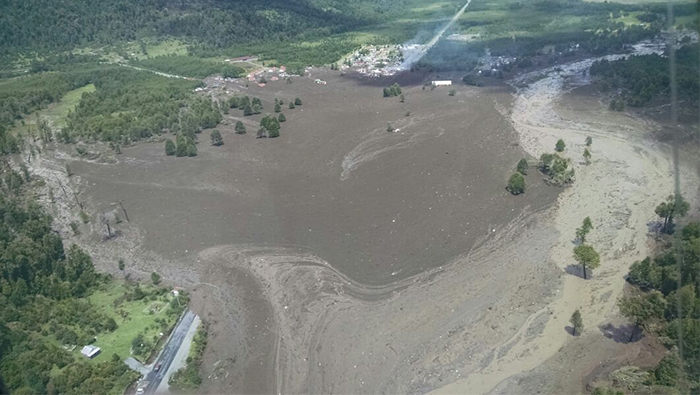 Mudslide in southern Chile kills five, at least 15 missing