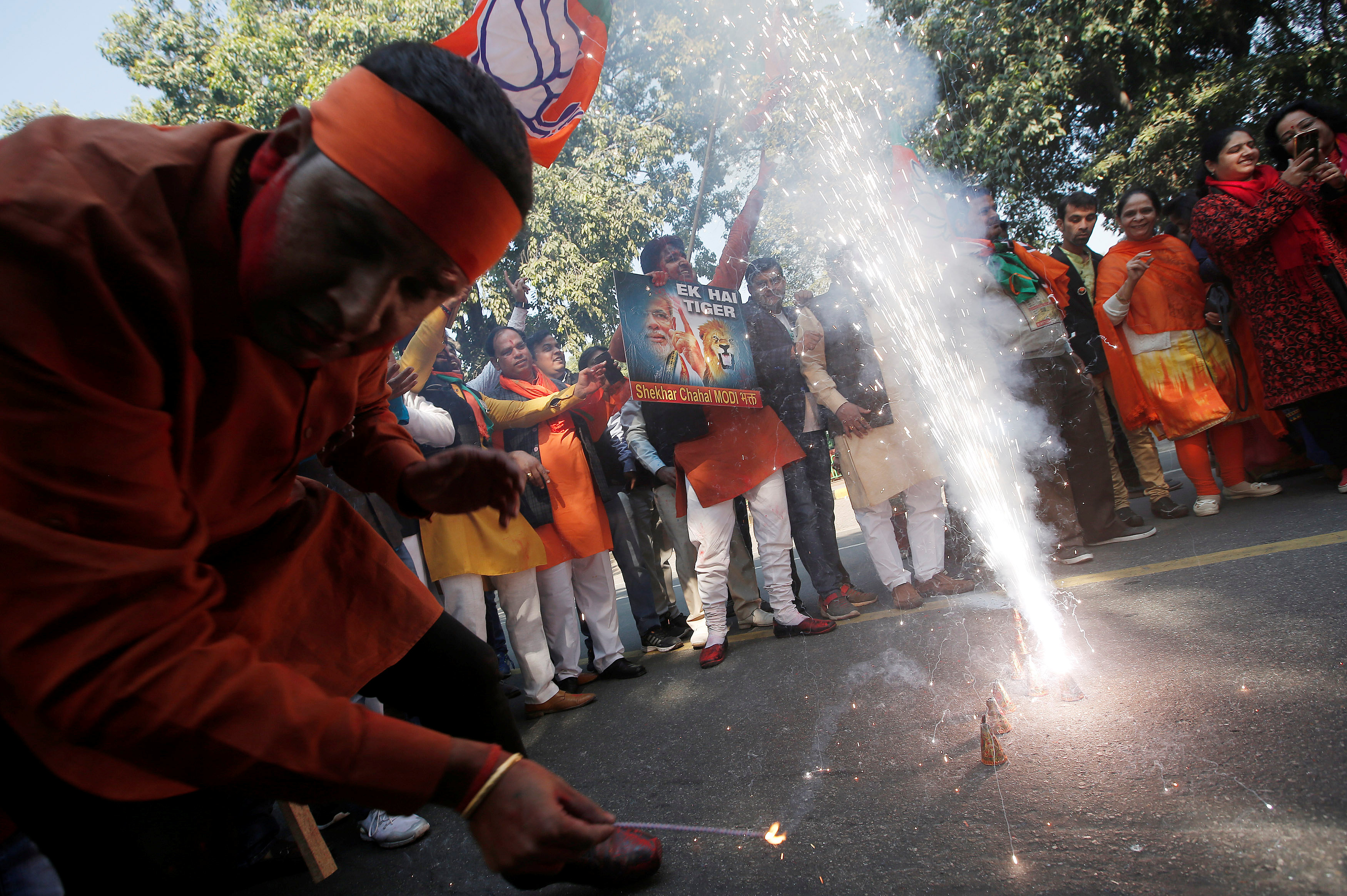 India's BJP 'wins' elections in two states