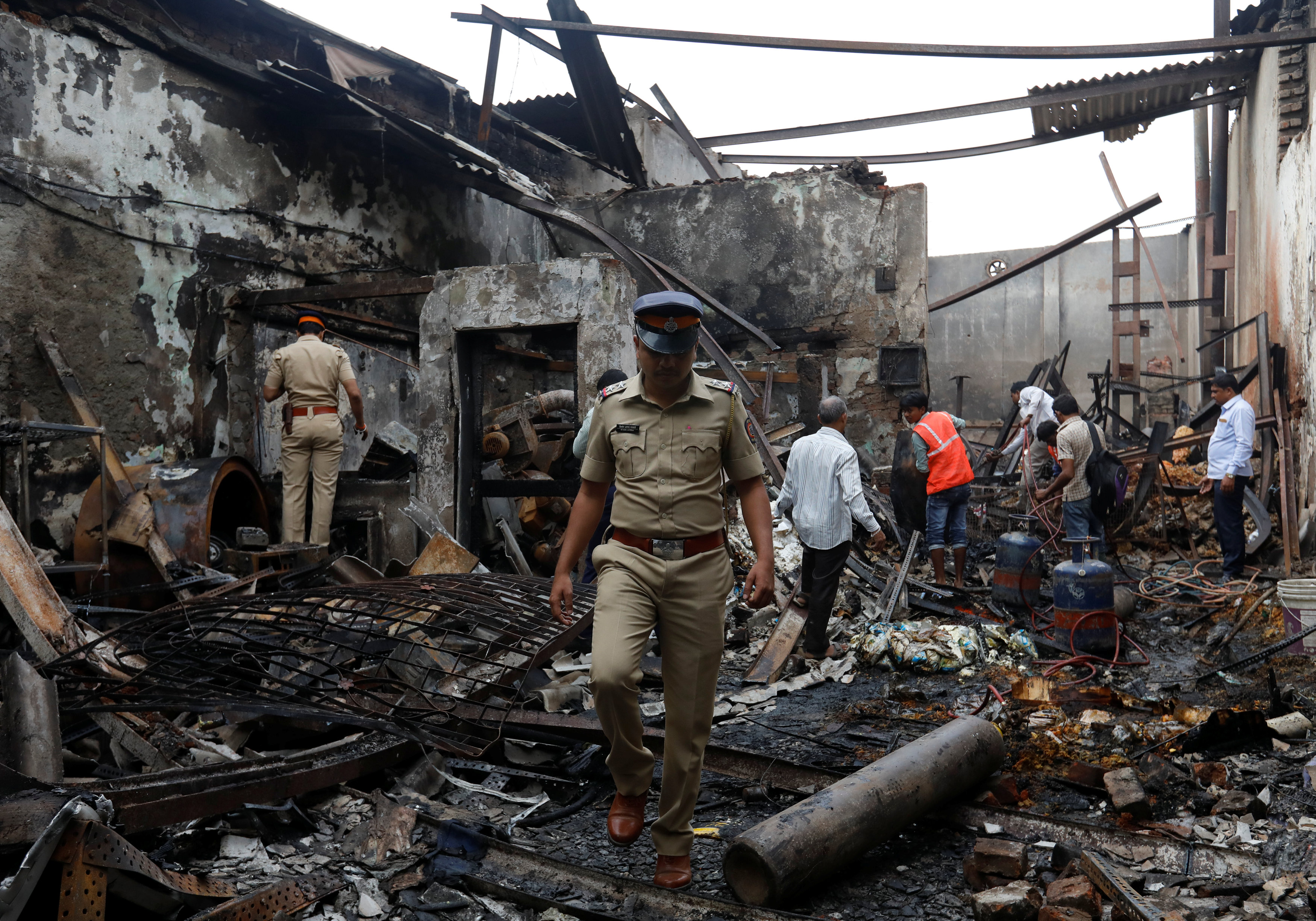 12 killed as Mumbai building collapses after fire in sweet shop