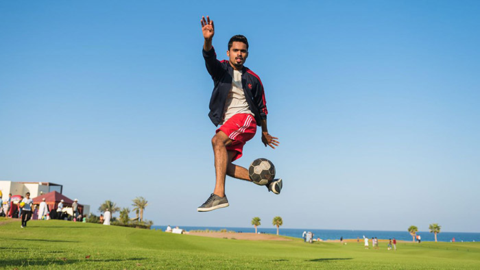 OmanPride: Freestyle footballer from Sohar wins hearts