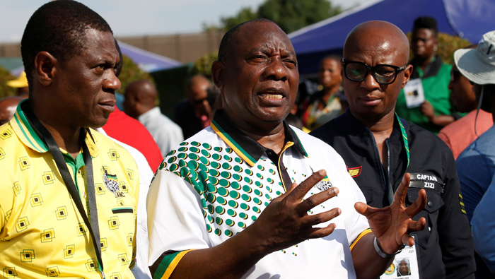 South Africa's Ramaphosa faces new battles as head of ANC
