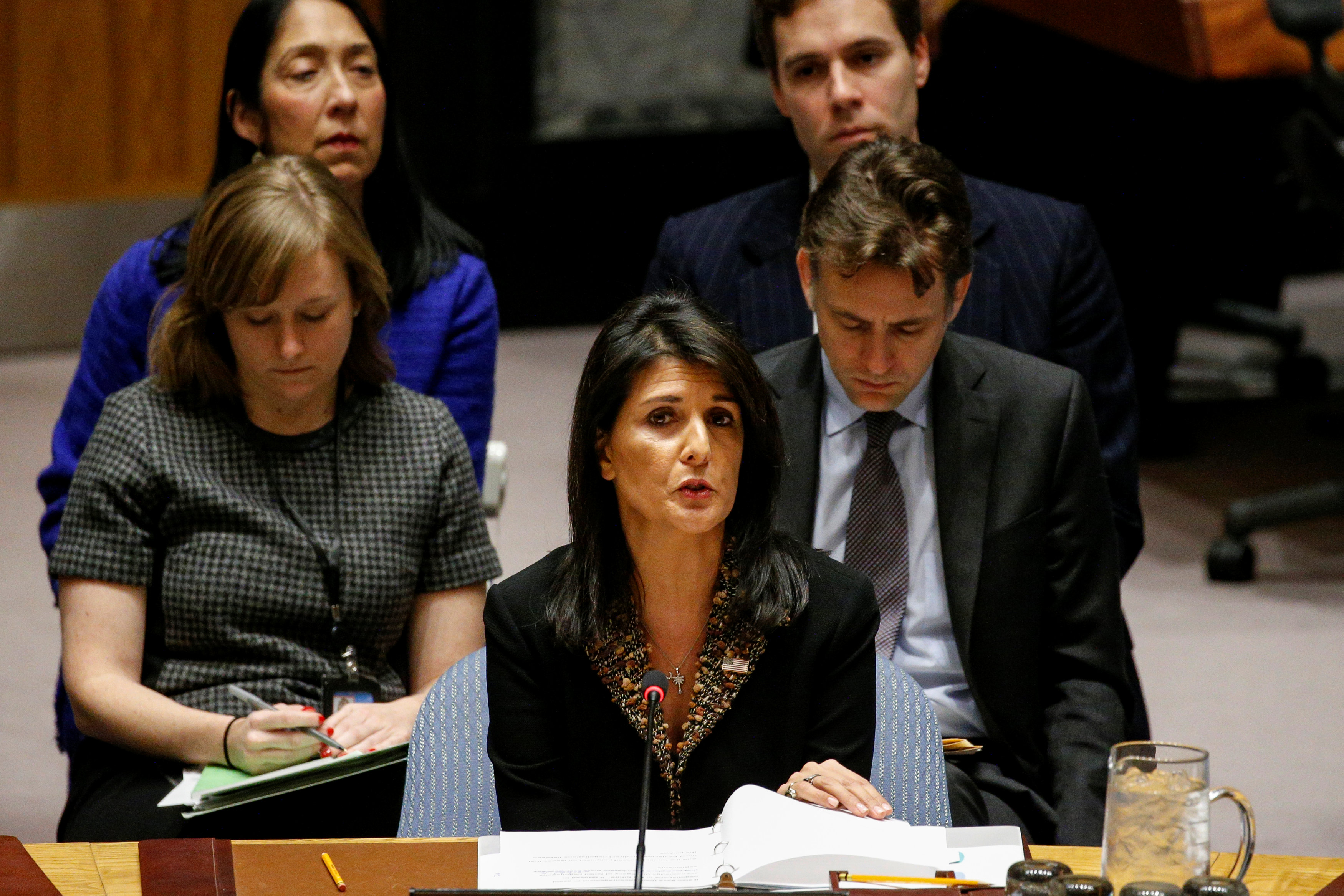 US launches push at UN for action against Iran