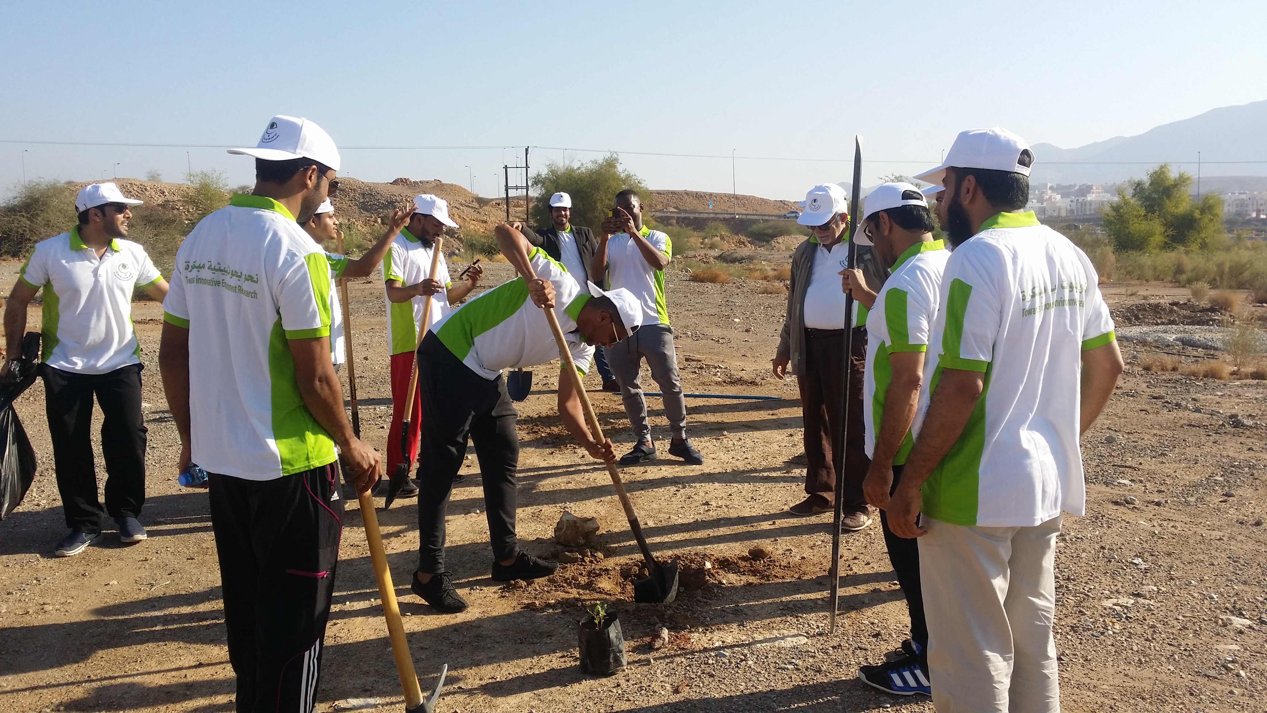 600 new tree saplings will now help fight desertification in Oman