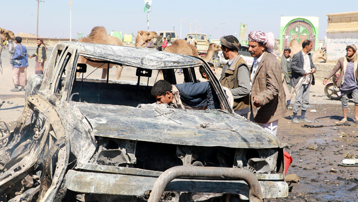 Yemen airstrike kills five rebels