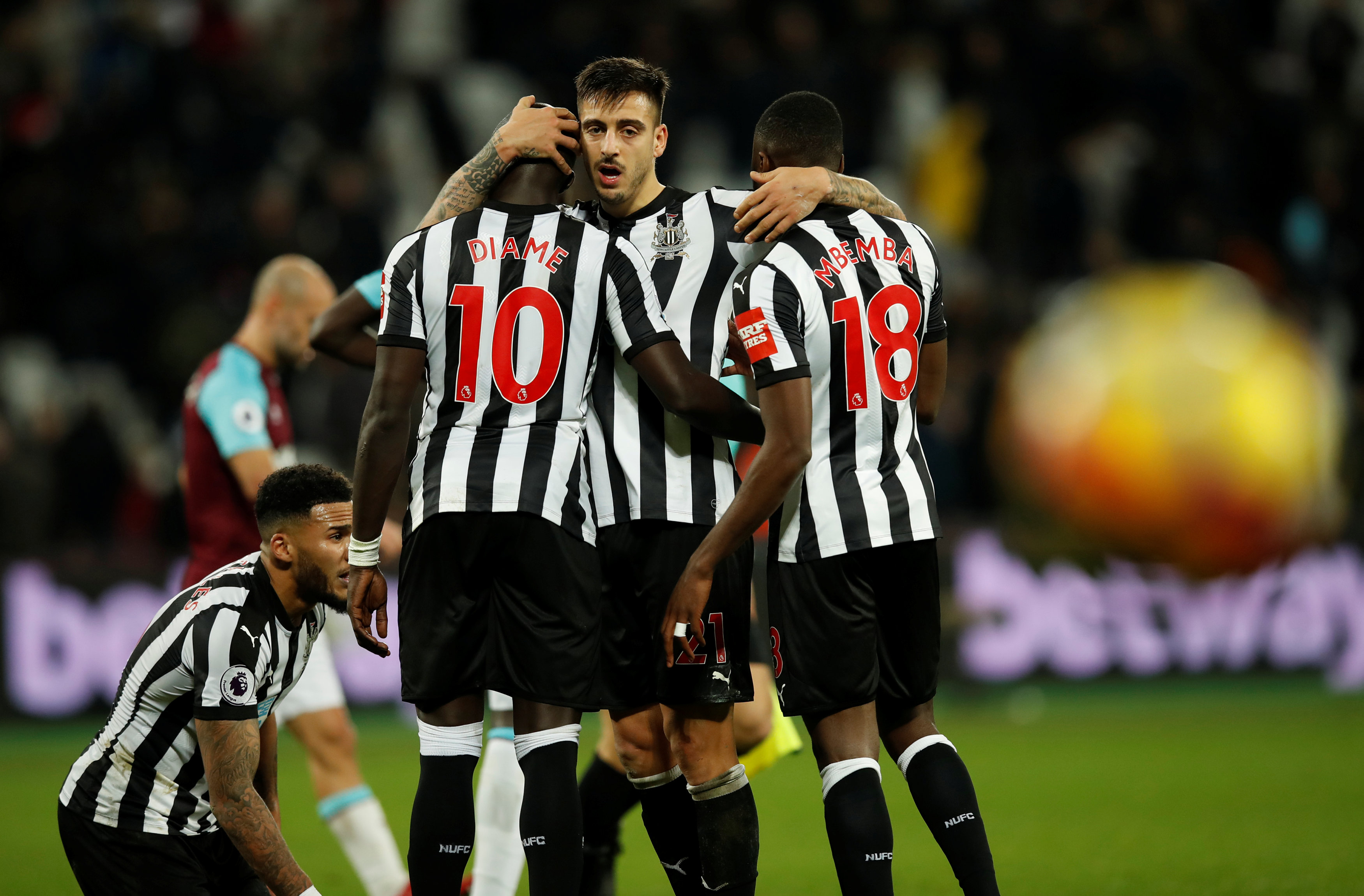 Football: Newcastle end losing streak with win at West Ham