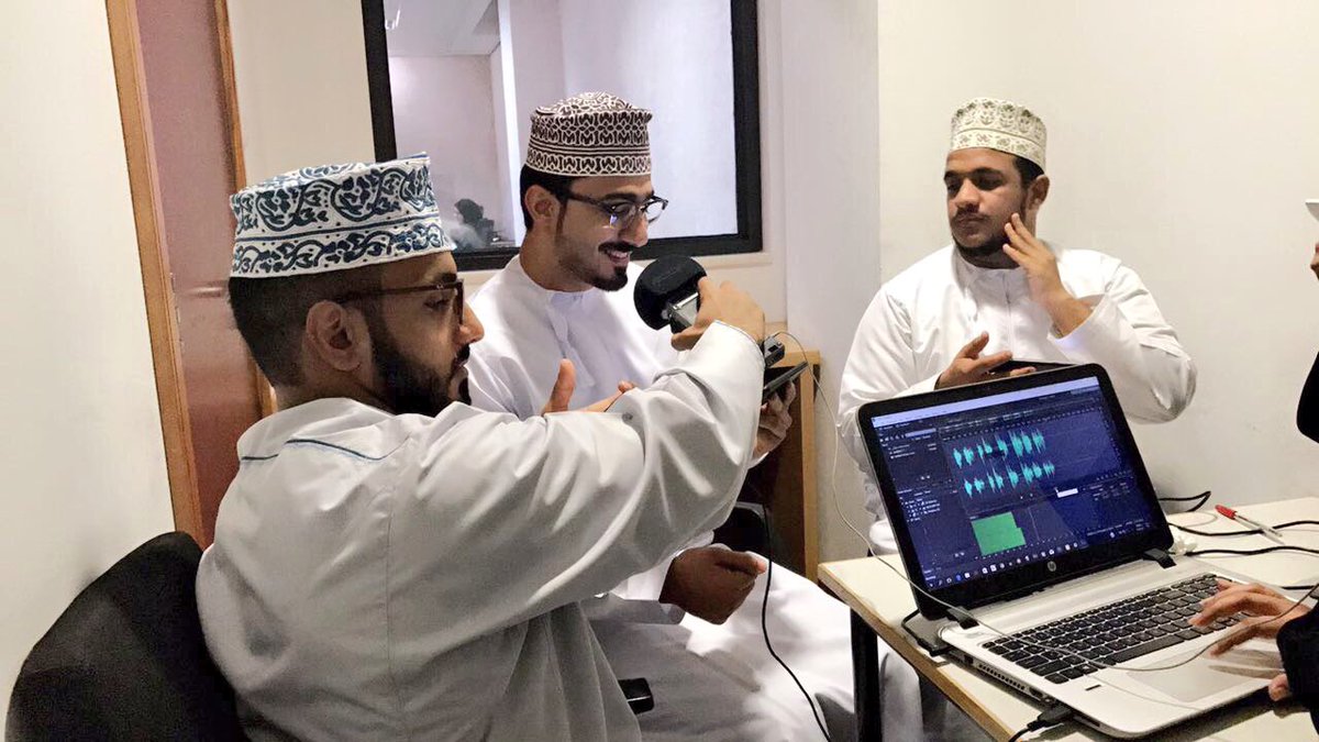Young Omanis create audiobooks for disabled residents