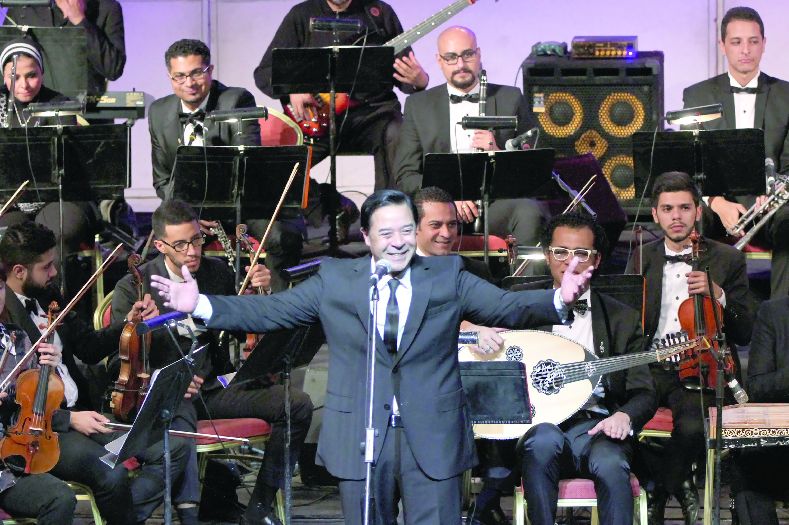 في حفل غنائي الخميسصلاح الزدجالي ومدحت صالح يصدحان بدار الأوبرا السلطانية