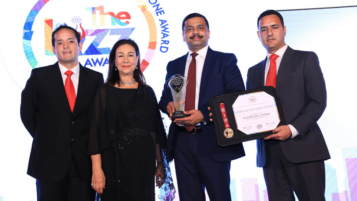 Oman UAE Exchange wins BIZZ award