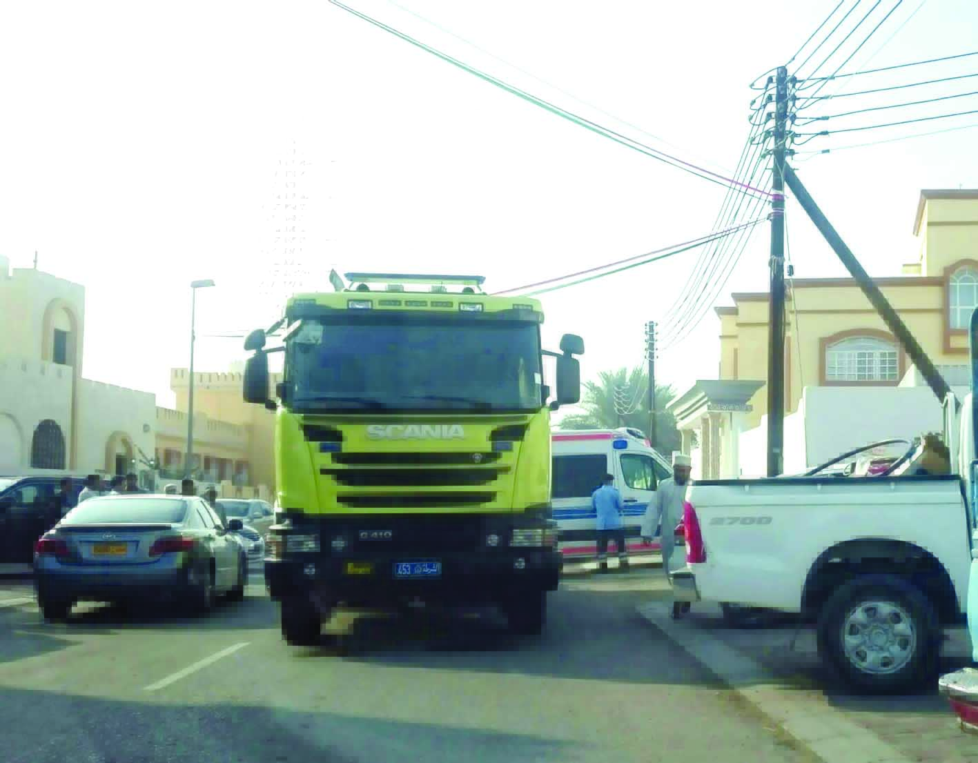 حريق بأحد منازل العامرات