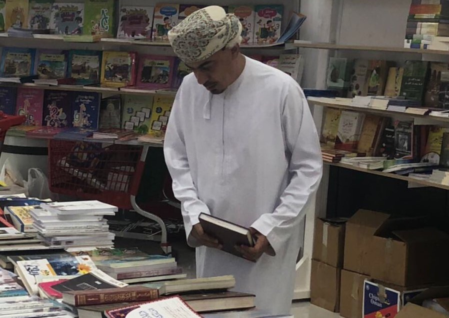 Thousands of books for sale at Oman expo