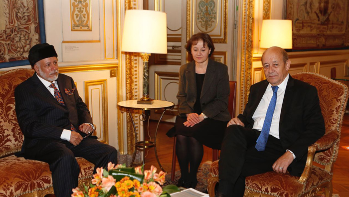 Alawi meets French foreign minister