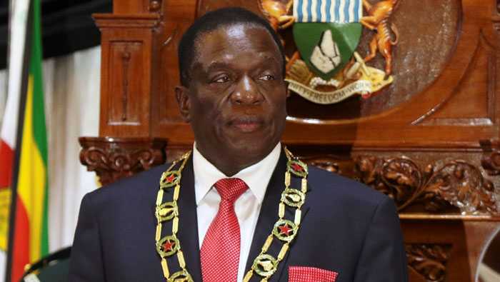 Zimbabwe President Mnangagwa says to hold elections in four to five months