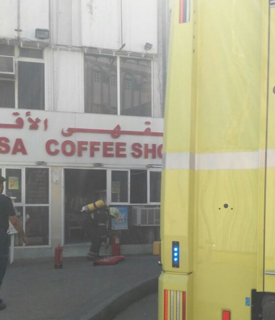 نشوب حريق بولاية بوشر والدفاع المدني يتدخل