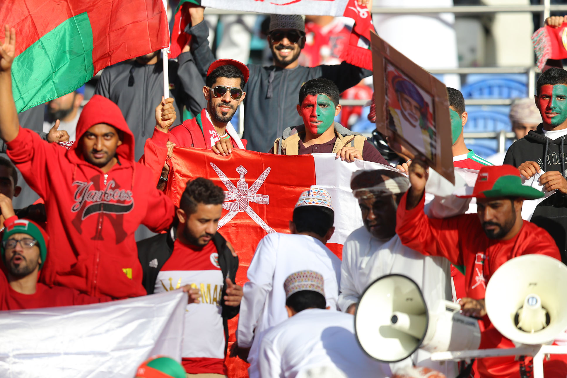 In Pictures: Oman fans create a spectacle in Kuwait