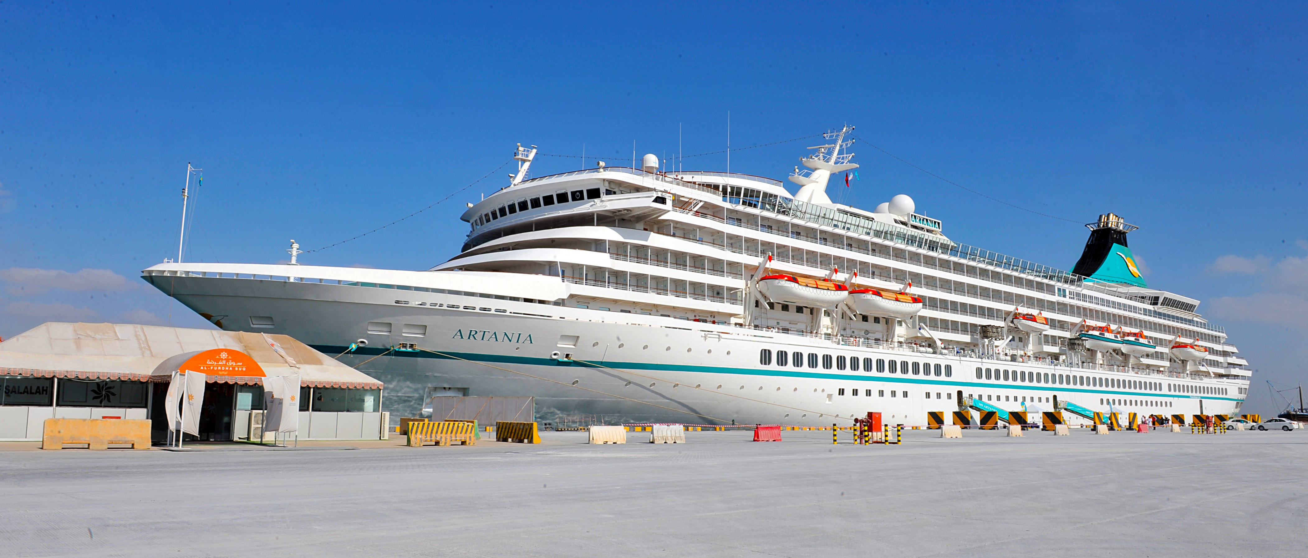 Cruise ship visits Salalah Port