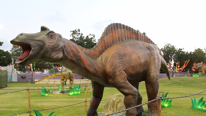 Muscat Festival: Luminous Dinosaurs at Naseem Garden enthrall visitors