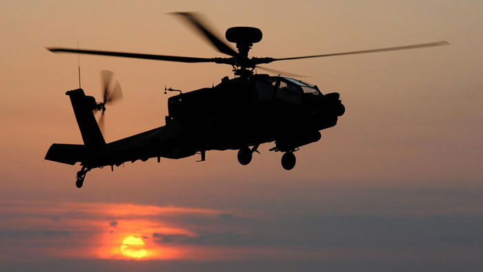Two US soldiers killed as army helicopter crashes in California