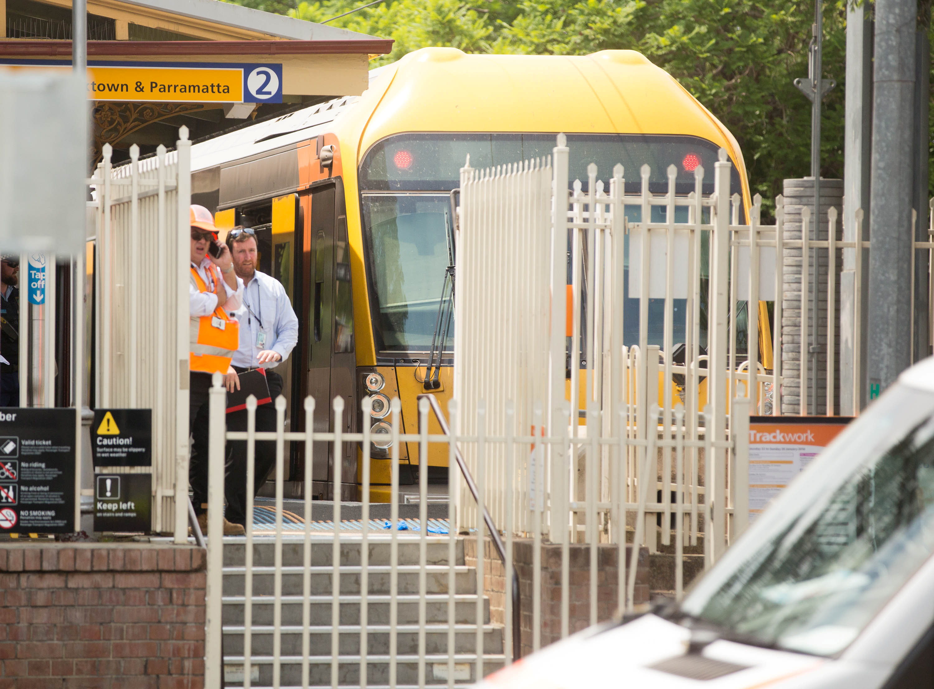 15 injured as train hits barrier in Sydney