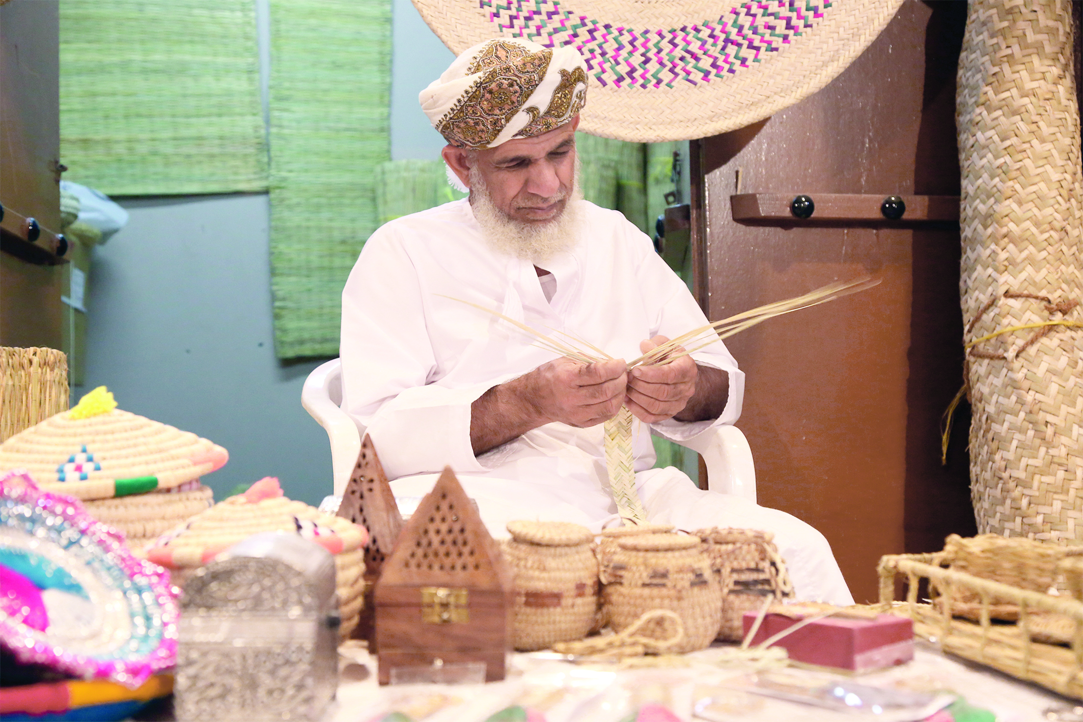 صنّاع السعف.. حضور لافت
