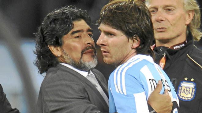 الرئيس الأرجنتيني: ميسي أفضل من مارادونا