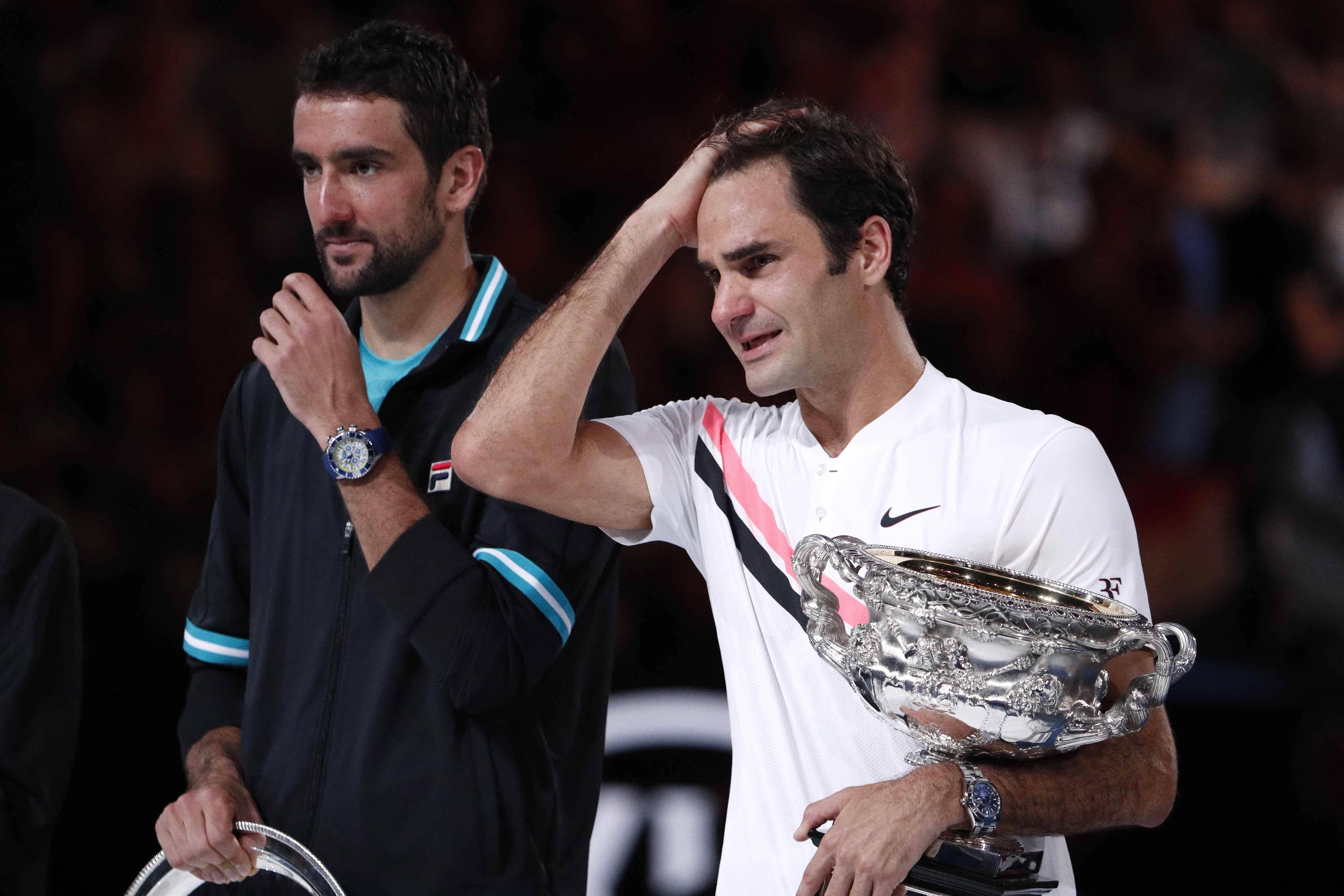 Tennis: Weeping Federer hails emotional 20th Grand Slam title