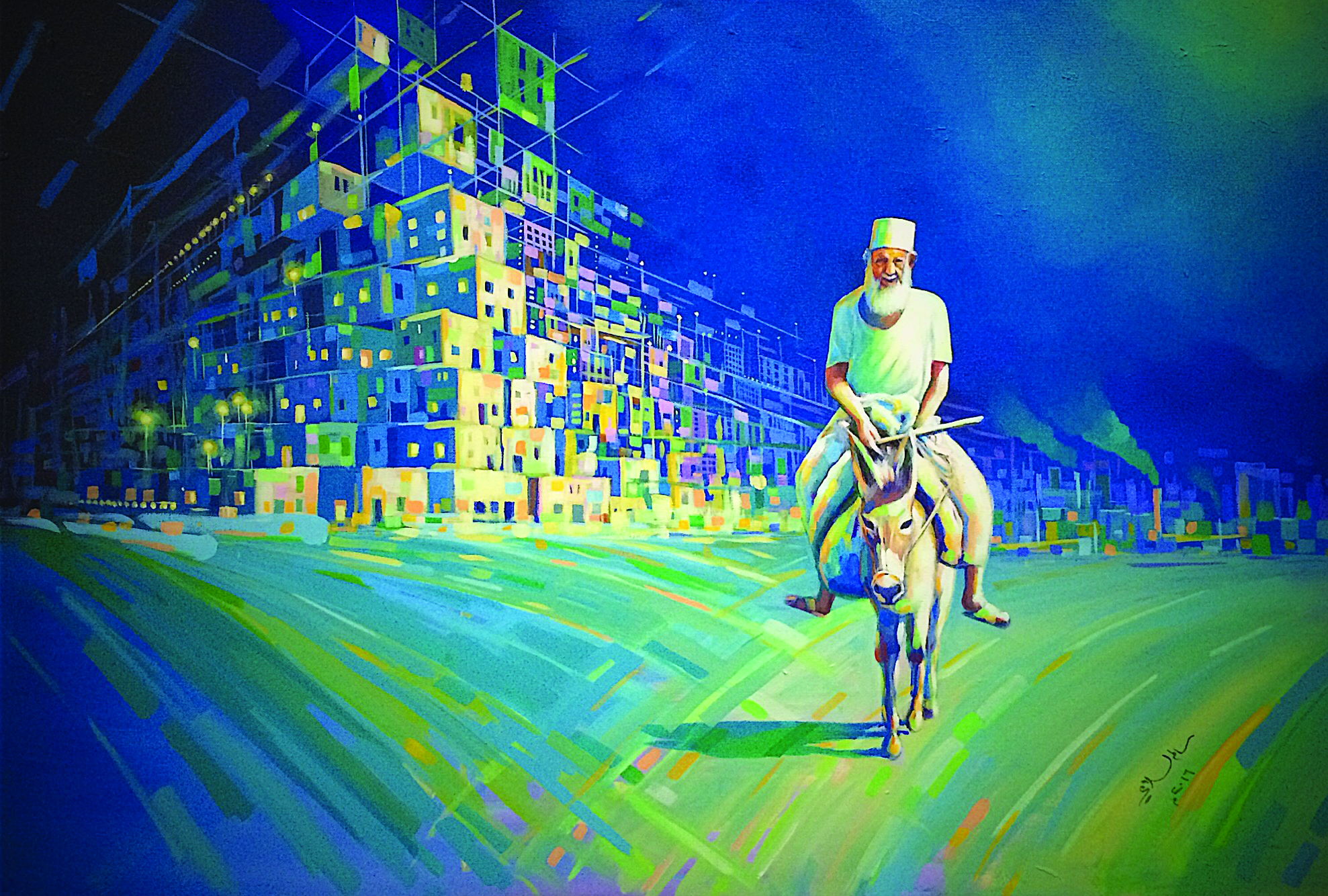 OmanPride: Artist honours heroic deed of policeman with painting