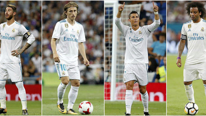 ليكيب: ريال مدريد يسيطر على تشكيلة 2017