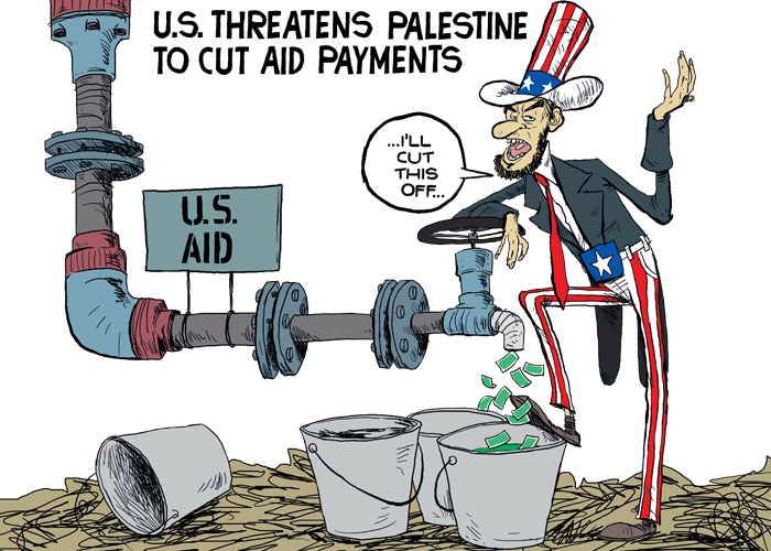 U.S. threatens Palestine to cut aid payments