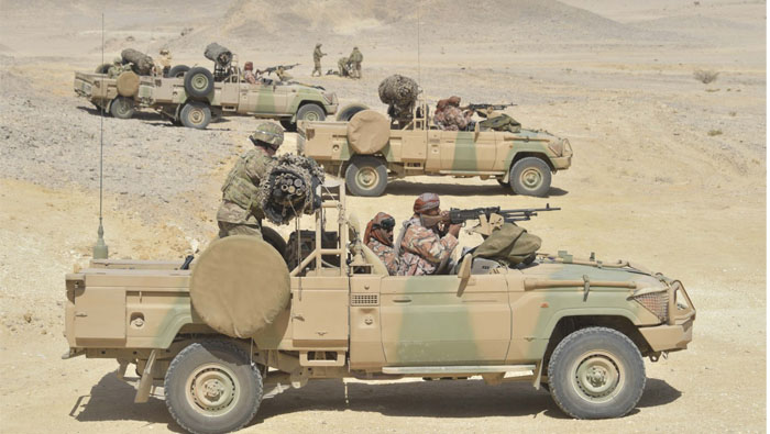 Royal Army of Oman carries out joint exercise with US Marines