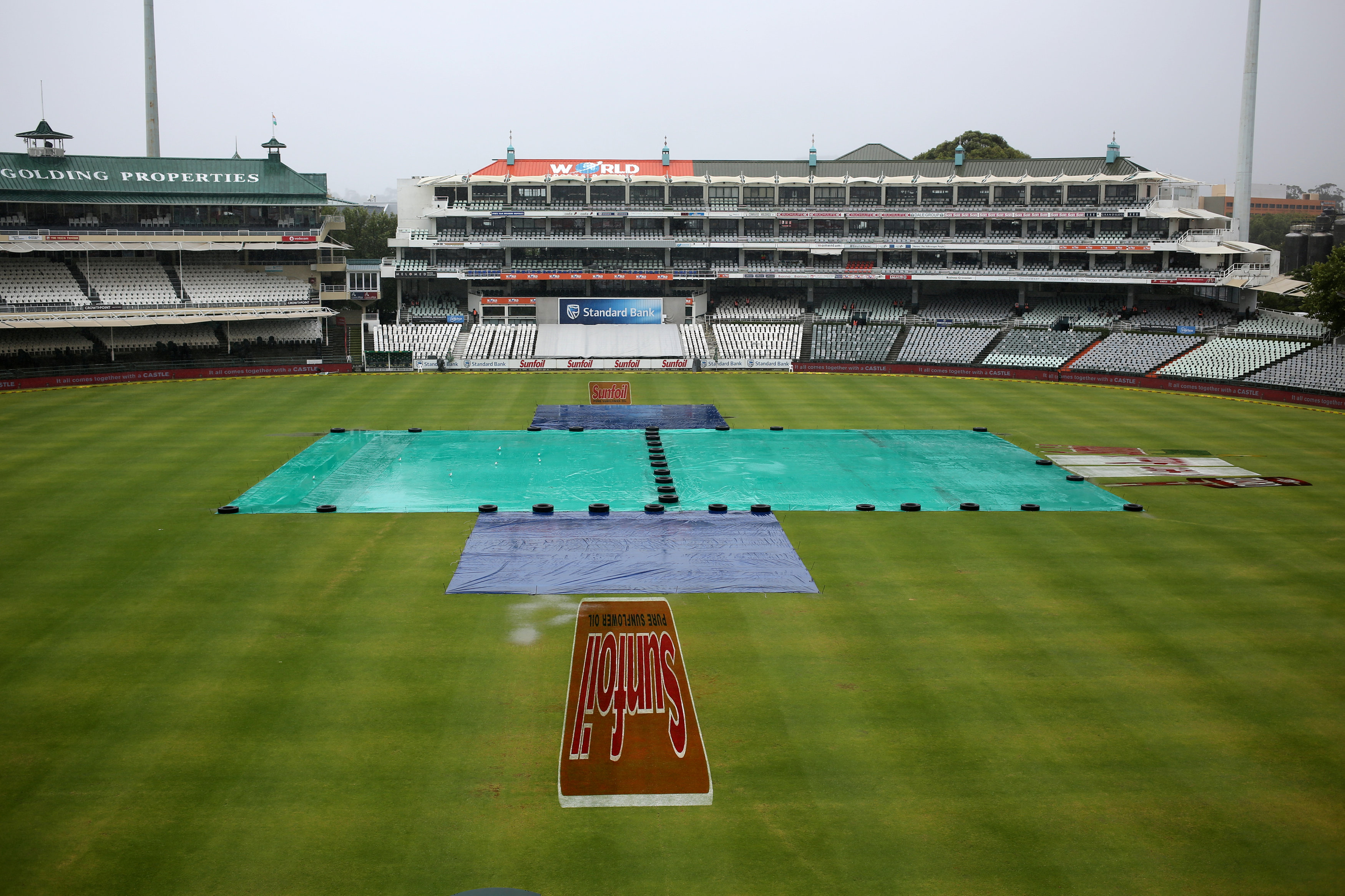 Cricket: Third day of India-South Africa Test washed out