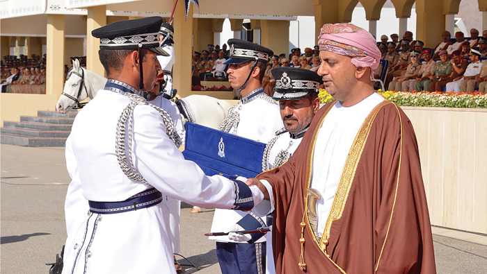 HM the Sultan confers excellent service medals on ROP officers