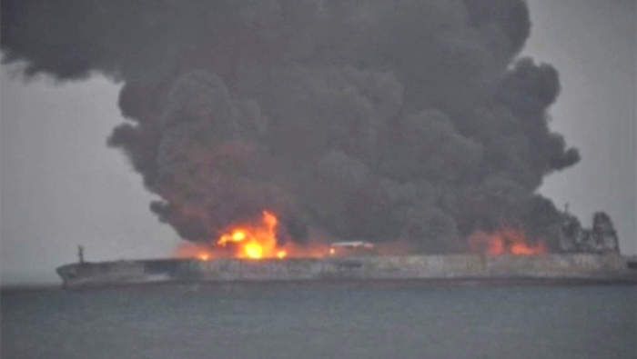 One body found during operation to tame huge Iran oil tanker fire off Chinese coast
