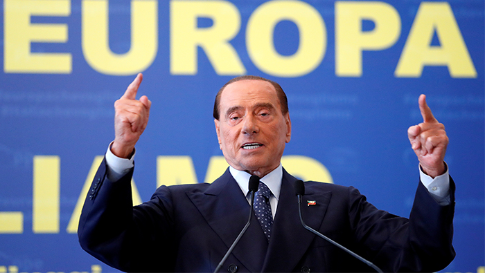 Berlusconi says Italy cannot leave euro, Northern League agrees