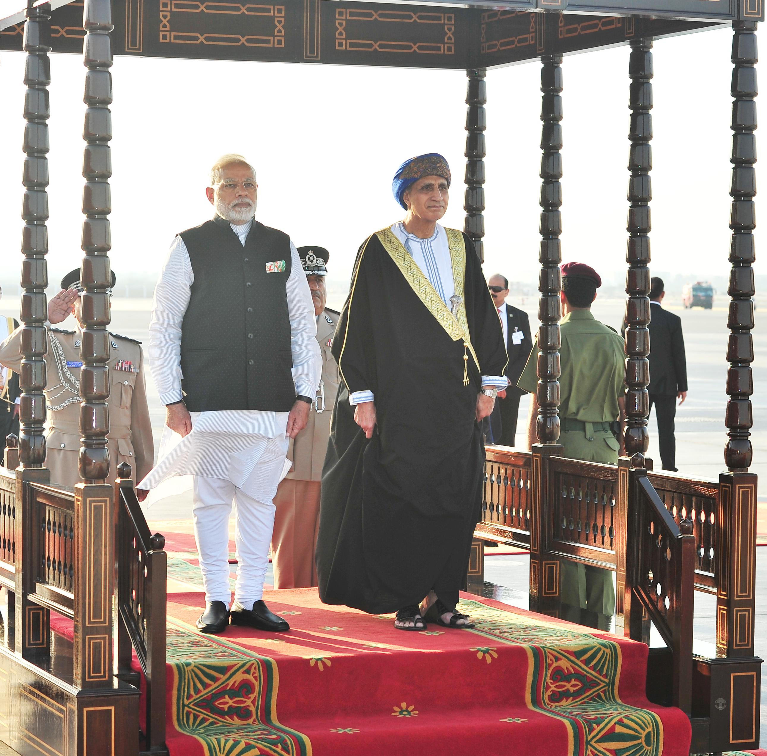 In pictures: Indian Prime Minister arrives in Oman on two-day visit