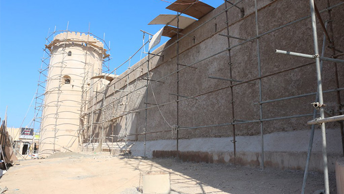 Part of the Al Suwaiq fort is now restored
