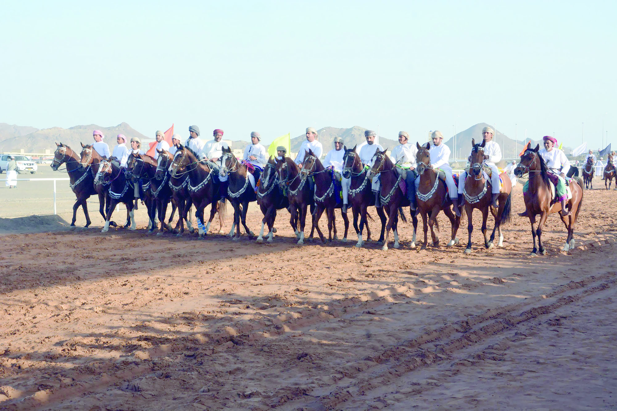 إبراء تحتضن رياضات الخيل التقليدية