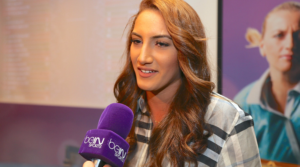 فاطمة النبهانية تشارك في حصة تدريبية للاشبال بالدوحة