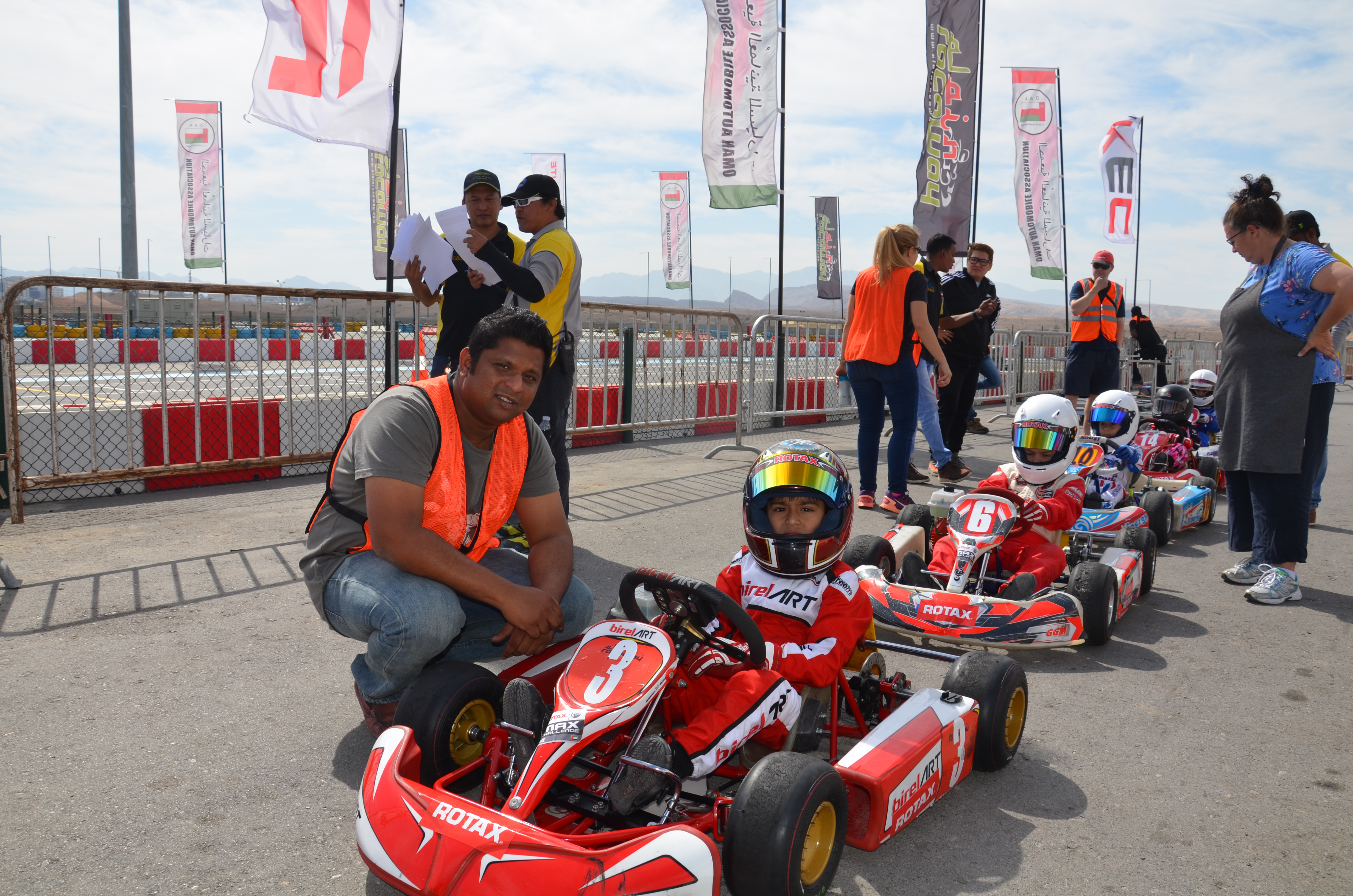Six-year-old racer shines at Muscat Speedway
