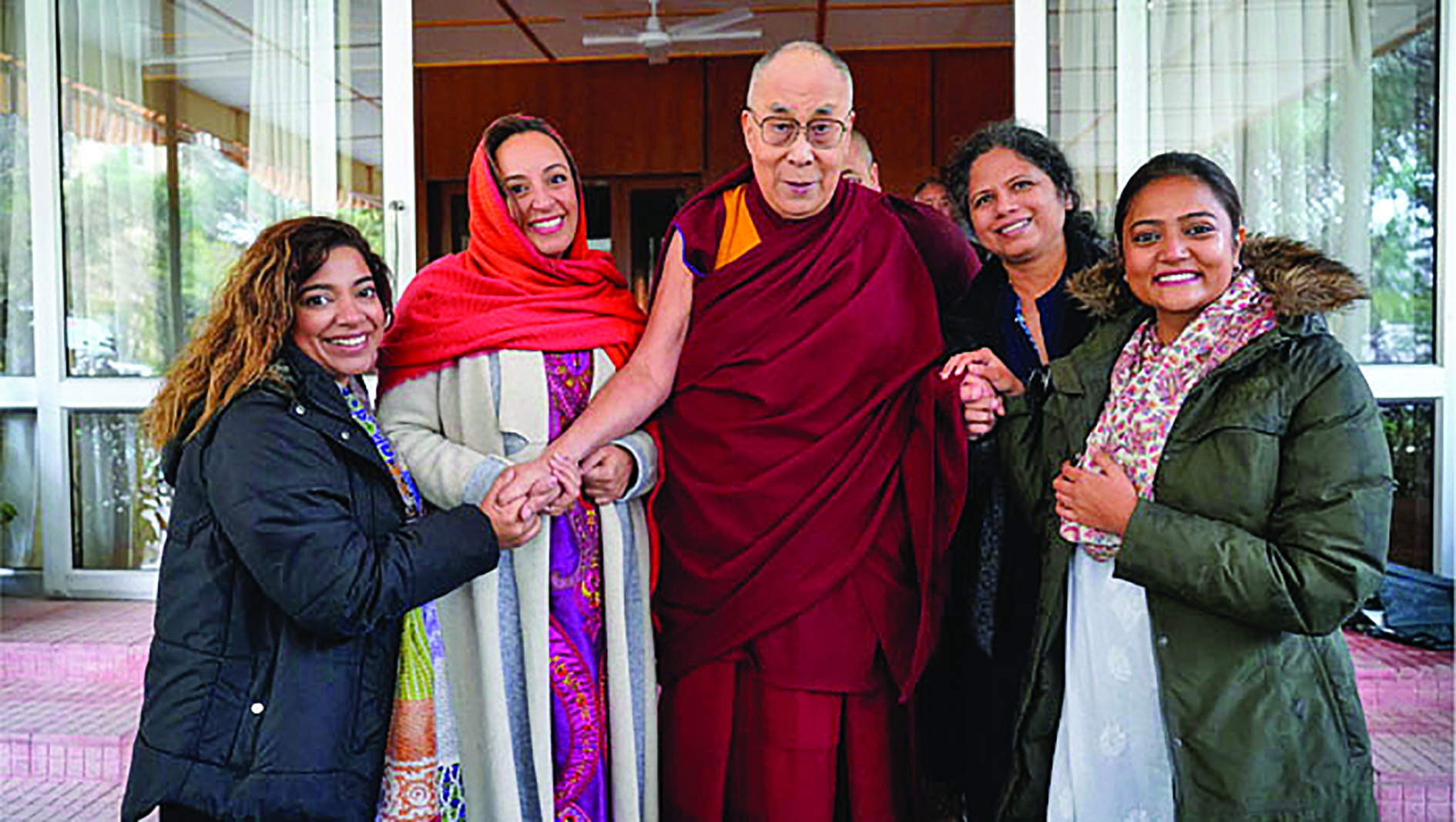 Meeting the Dalai Lama and sharing a global vision