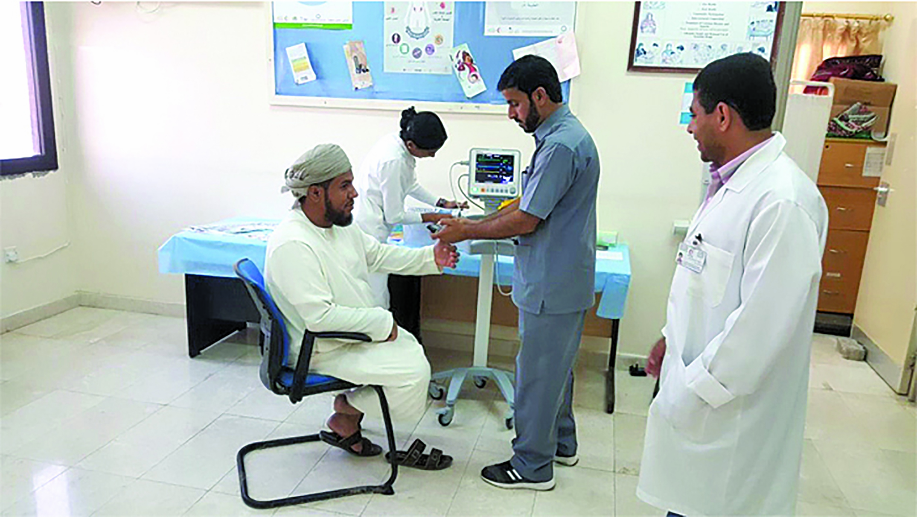Over 500 examined during health drive in Oman