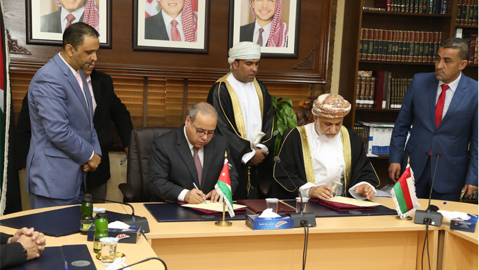 Oman, Jordan justice ministers sign MoU