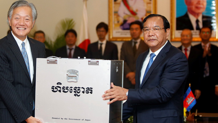 Japan donates ballot boxes worth $7.5m for Cambodia election