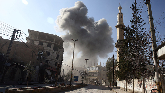 Over 300 killed as strikes hit eastern Syria, UN pleads to avert 'massacre'
