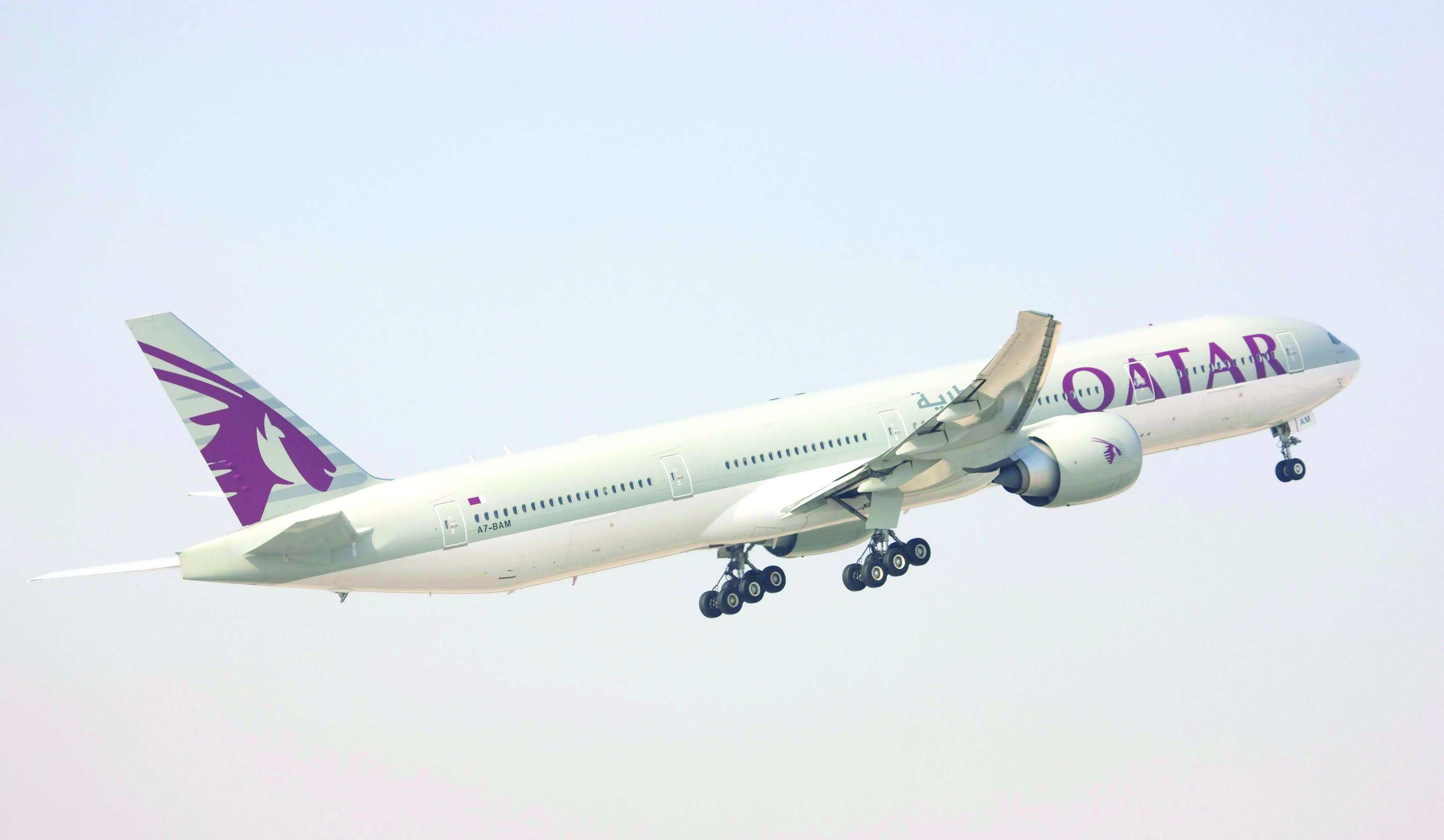 «القطرية» تستلم أول طائرة في العالم لطراز «إيرباص A350-1000»